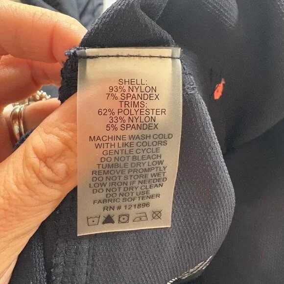 Title Nine Climber Pant Dark Blue Outdoor Hiking Rock Climbing Cargo Utility - Picture 15 of 16